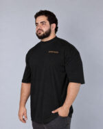 Camiseta Oversized Shalom - Preta - Imagem 2